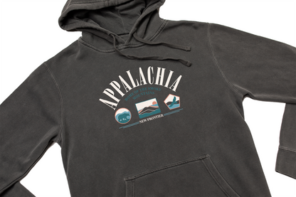 90's Appalachia Hoodie (Charcoal)