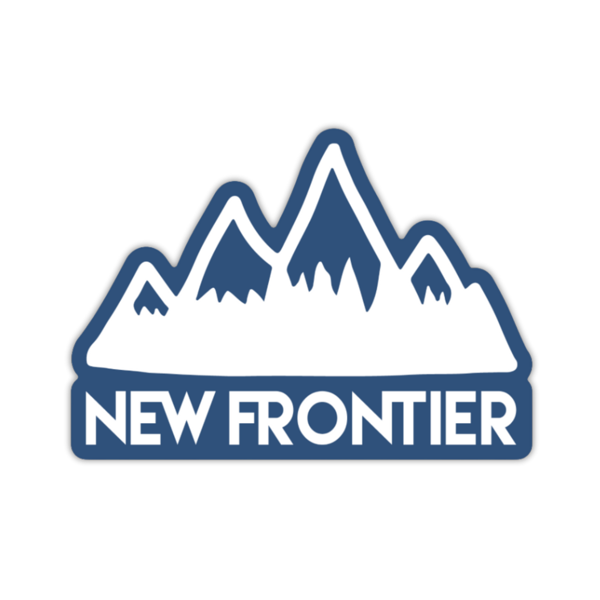 New Frontier Vintage Logo Sticker