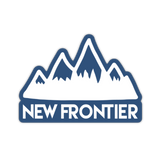 New Frontier Vintage Logo Sticker