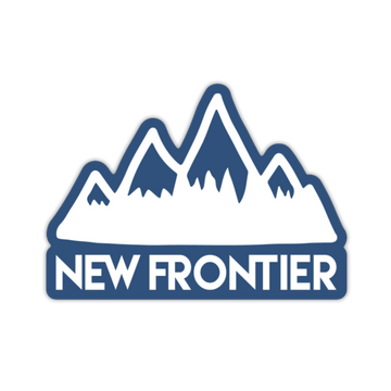 New Frontier Vintage Logo Sticker