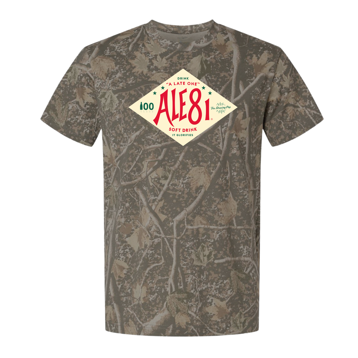 ALE-8-ONE 100 YEAR CAMO TEE