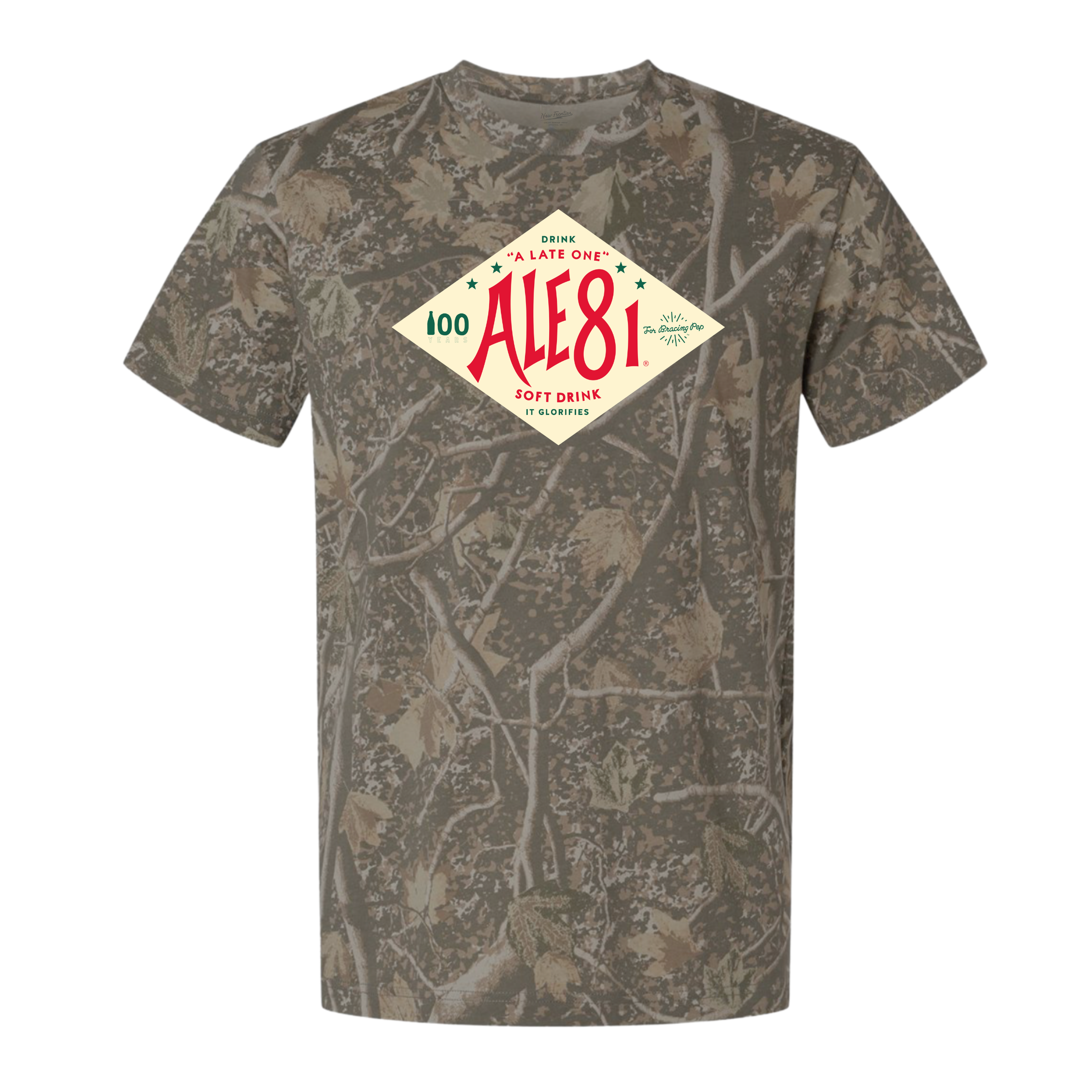 ALE-8-ONE 100 YEAR CAMO TEE