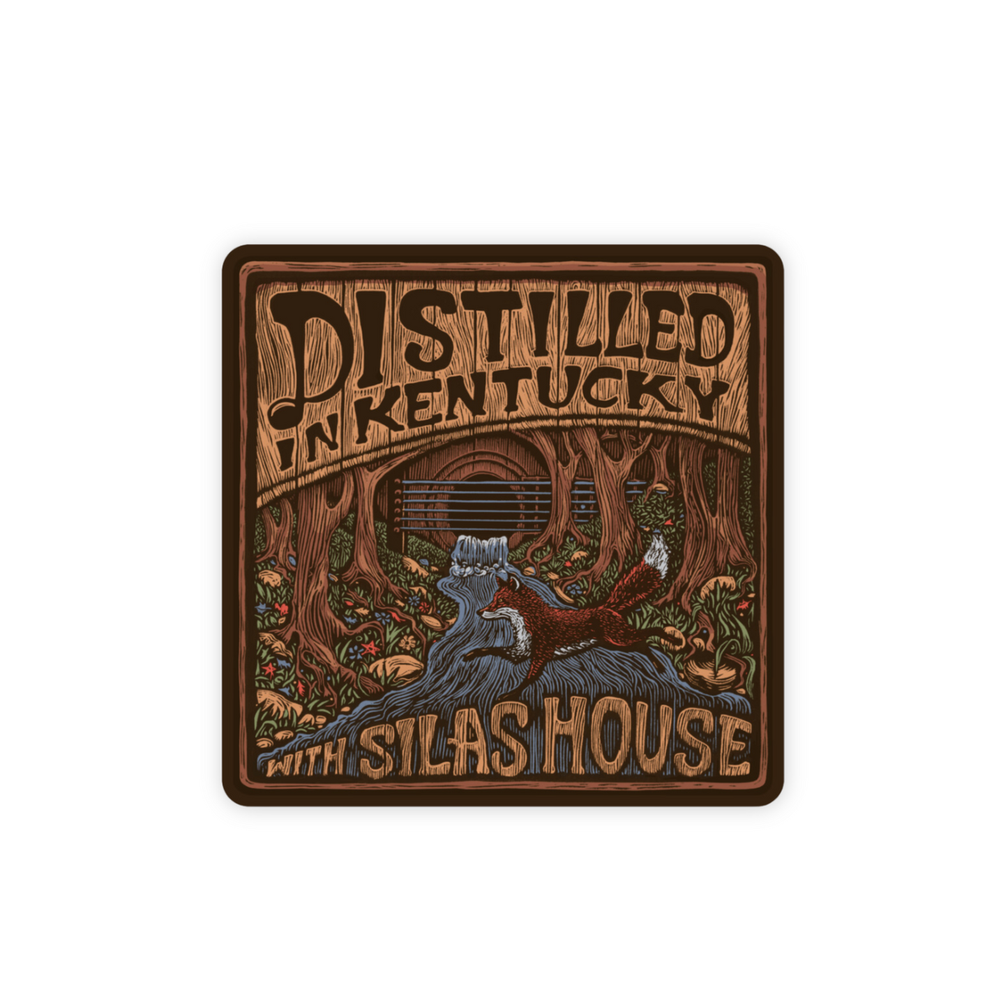 Distilled in Kentucky Sticker