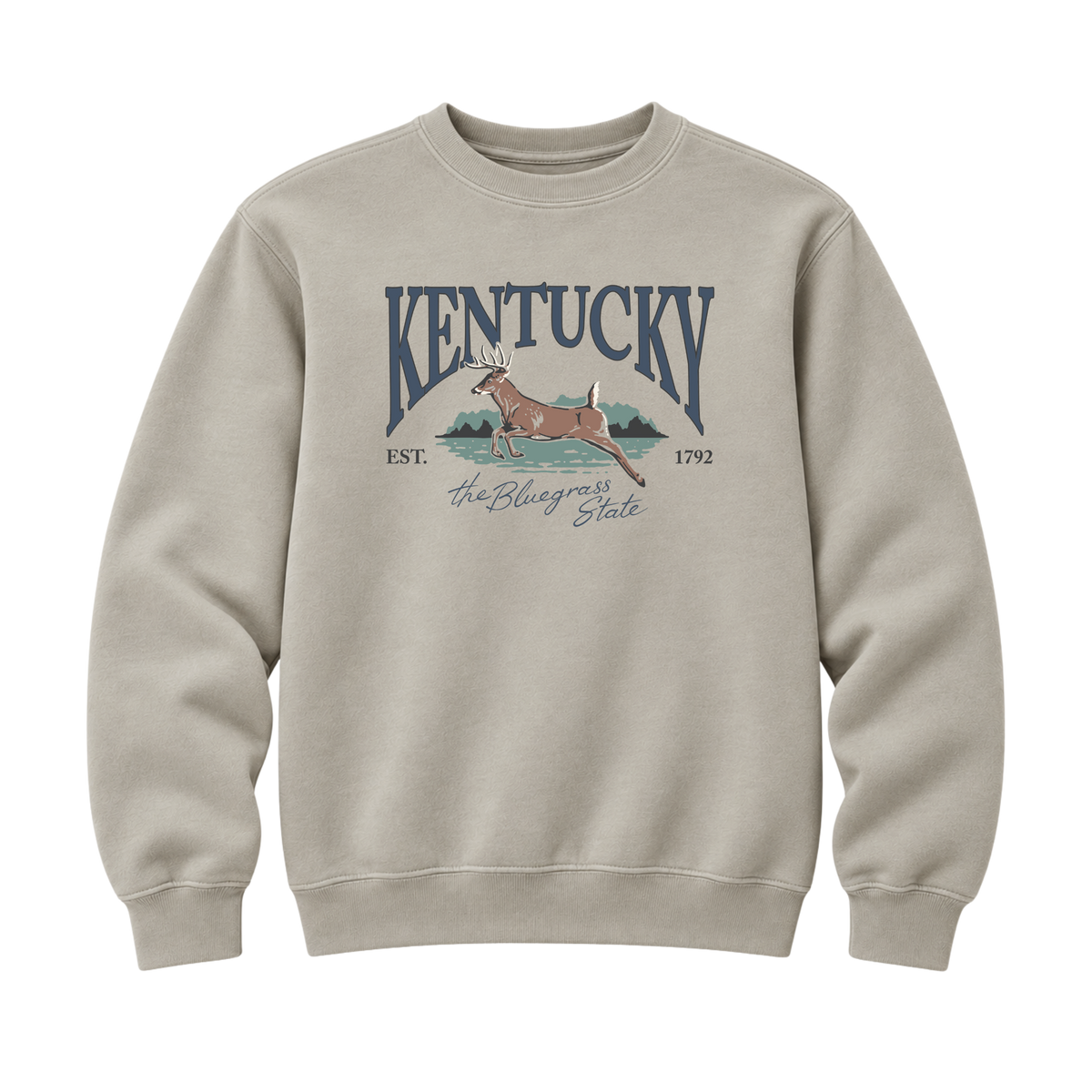 Kentucky Deer Sweater (Fog)