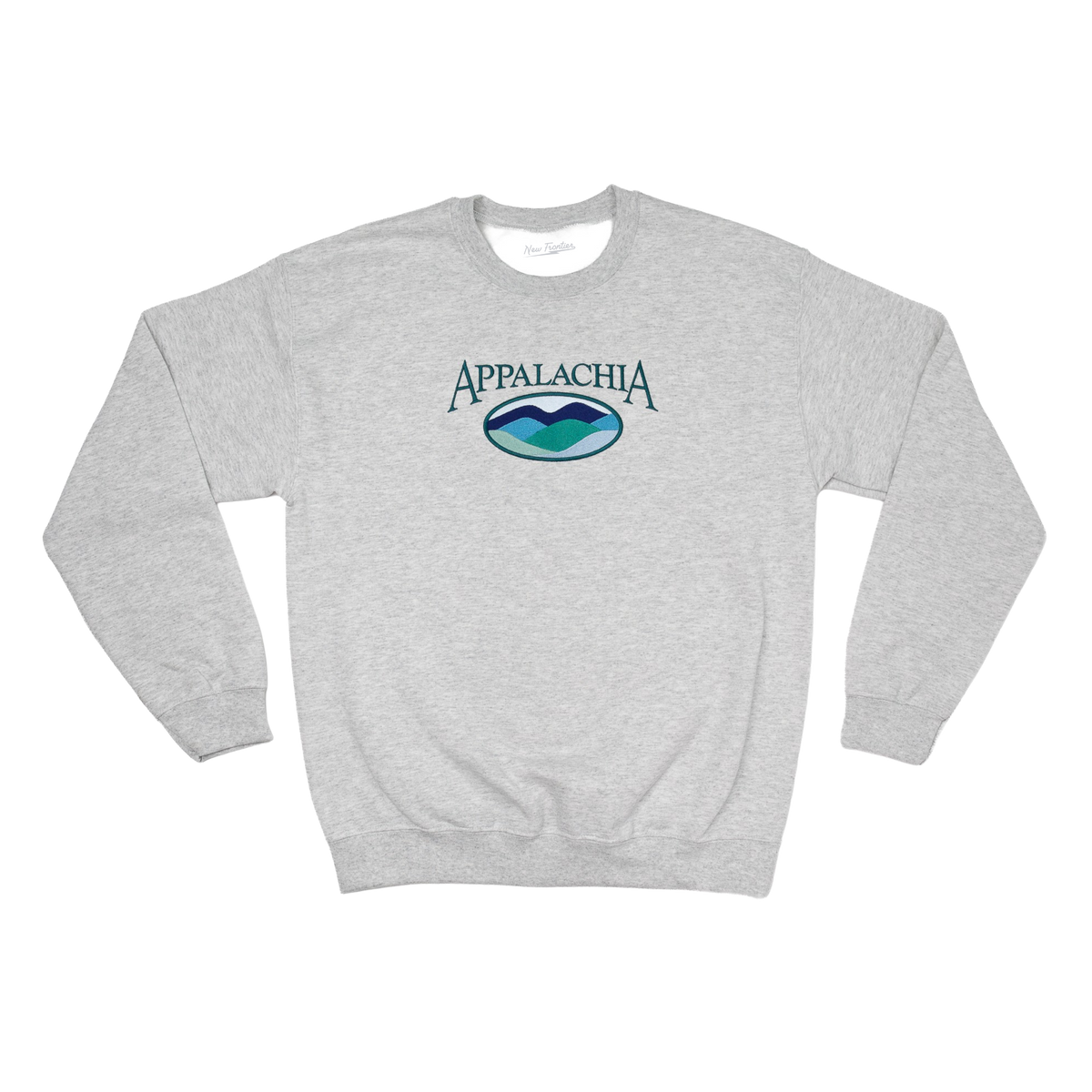 Appalachia Embroidered Crewneck (Ash)