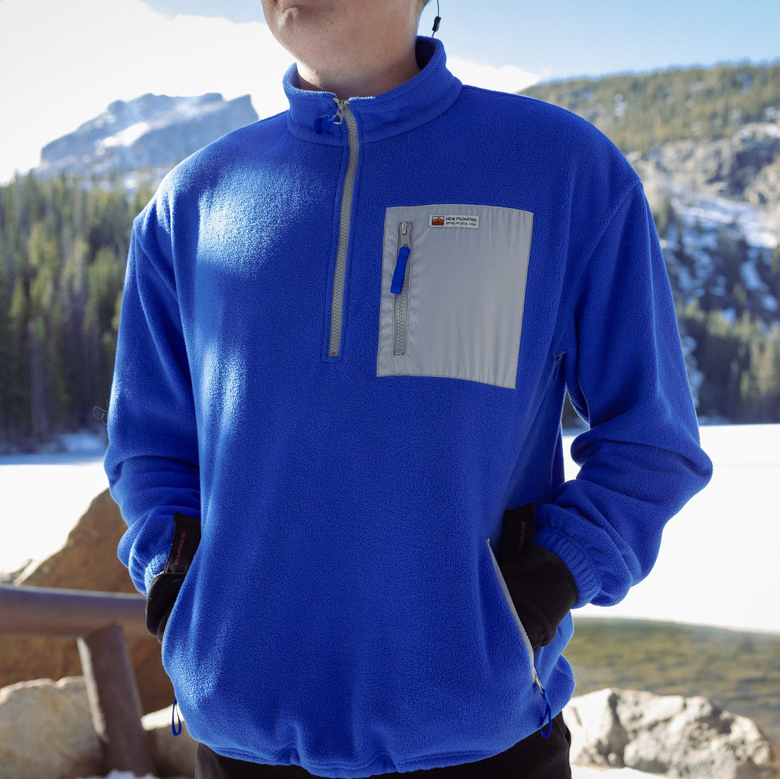 Frontier Fleece Pullover - 1/4 Zip (KY Blue)