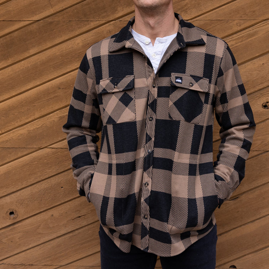 Legend Stretch Shacket (Wood / Anthracite)