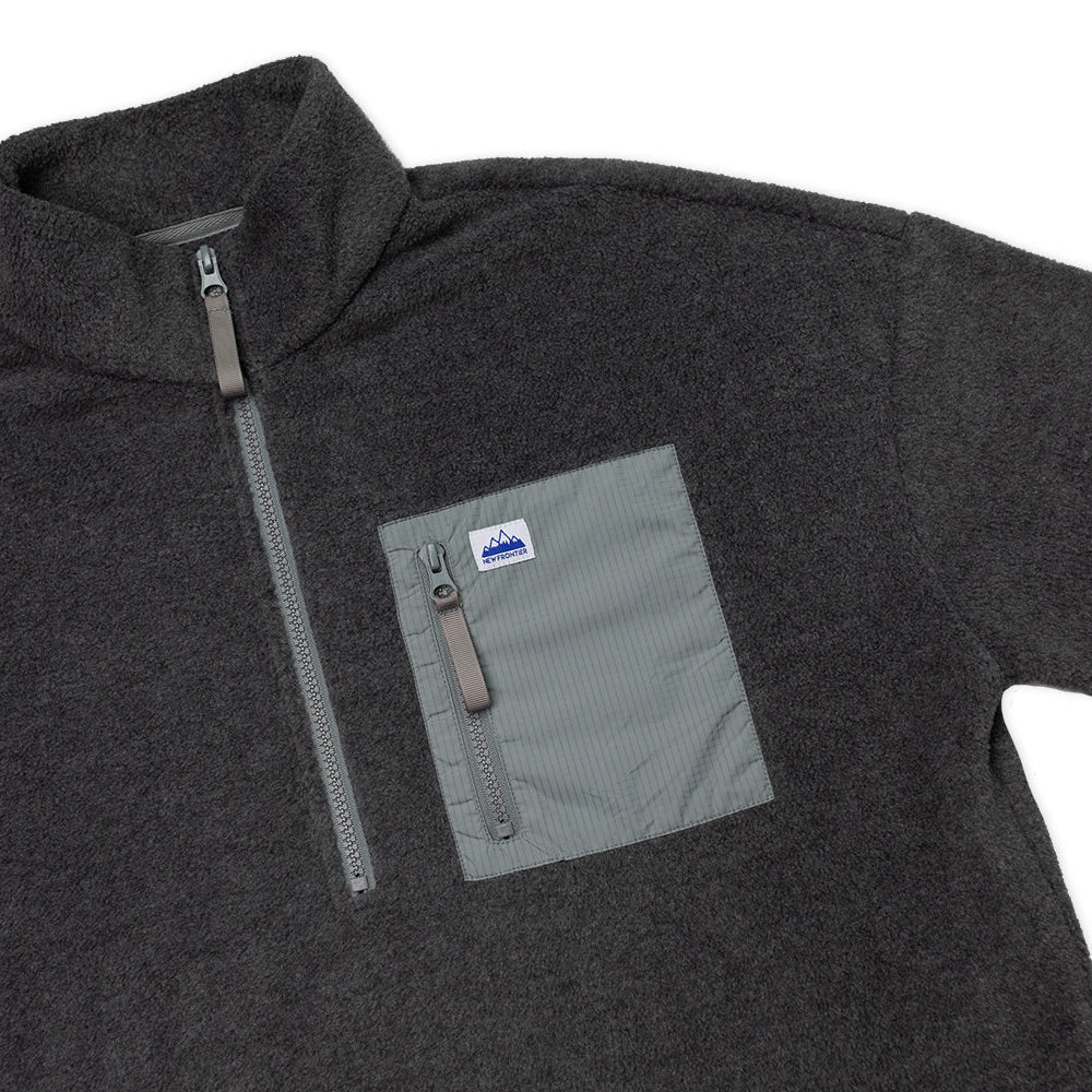 Women's Cropped Fleece - 1/4 Zip (Shadow)