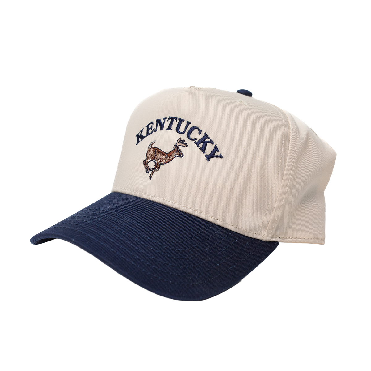Kentucky Buck Hat Navy Natural – New Frontier