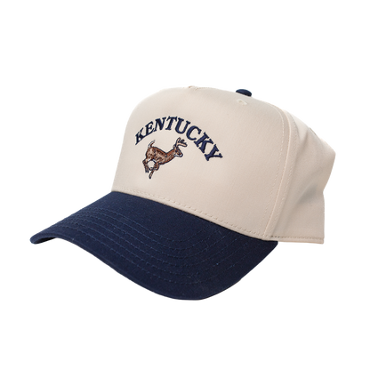Kentucky Buck Hat ( Navy & Natural )