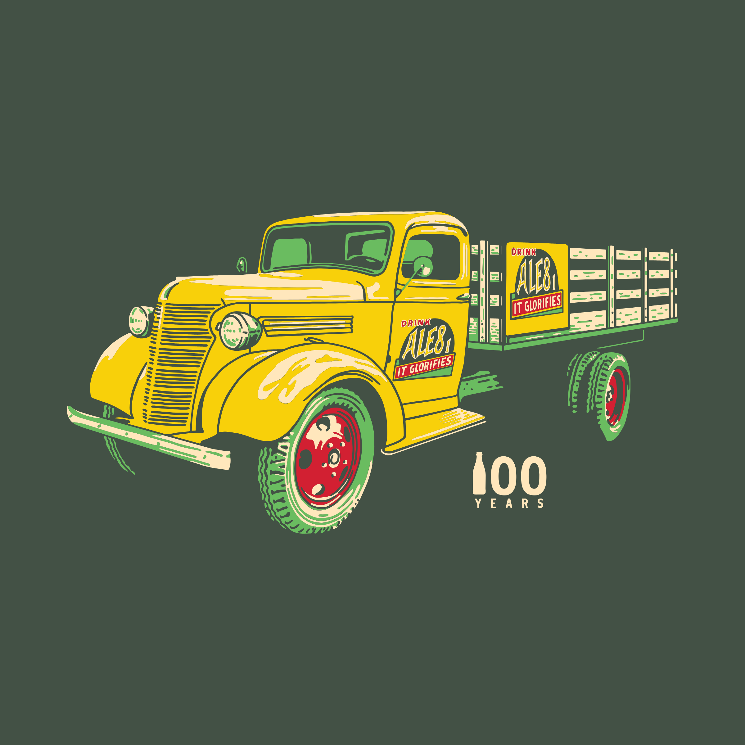 ALE-8-ONE VINTAGE TRUCK TEE
