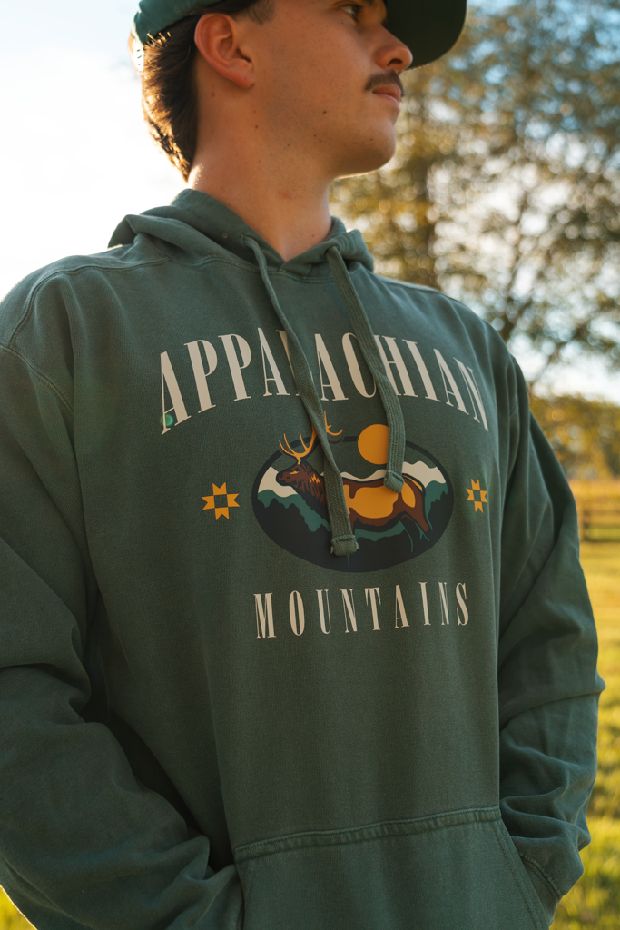 Appalachia Elk Hoodie (Pine)