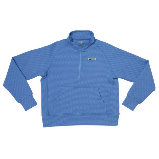 Women's Waffle 1/2 Zip (Hydrangea)