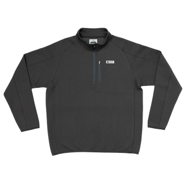Men's Waffle 1/4 Zip Pullover (Carbon)