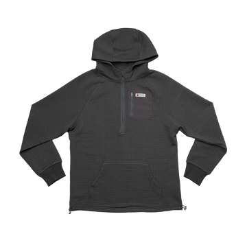 シャルボンCharbon SOLID WOOL HOODIE　サイズS Men's Waffle Tech Hoodie (Carbon) – New Frontier