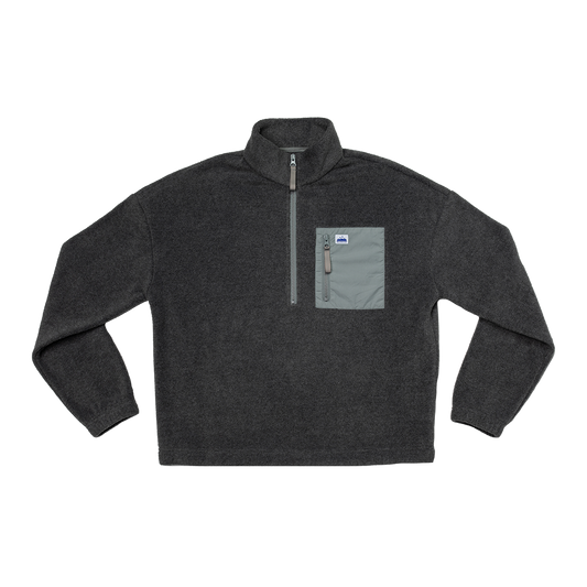 Women's Cropped Fleece - 1/4 Zip (Shadow)