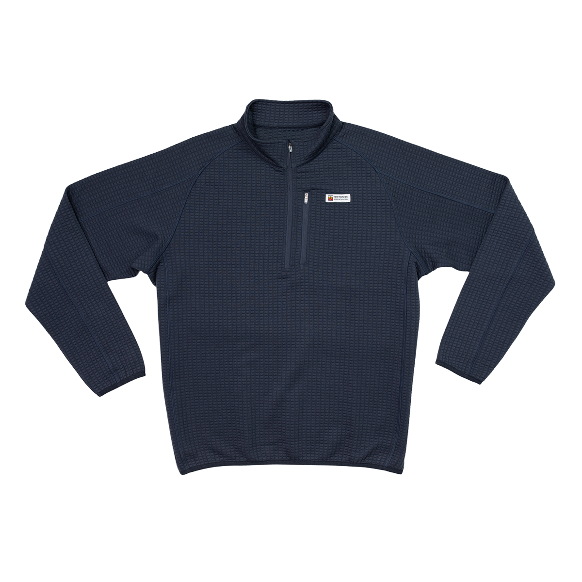 Men's Waffle 1/4 Zip Pullover (Navy)