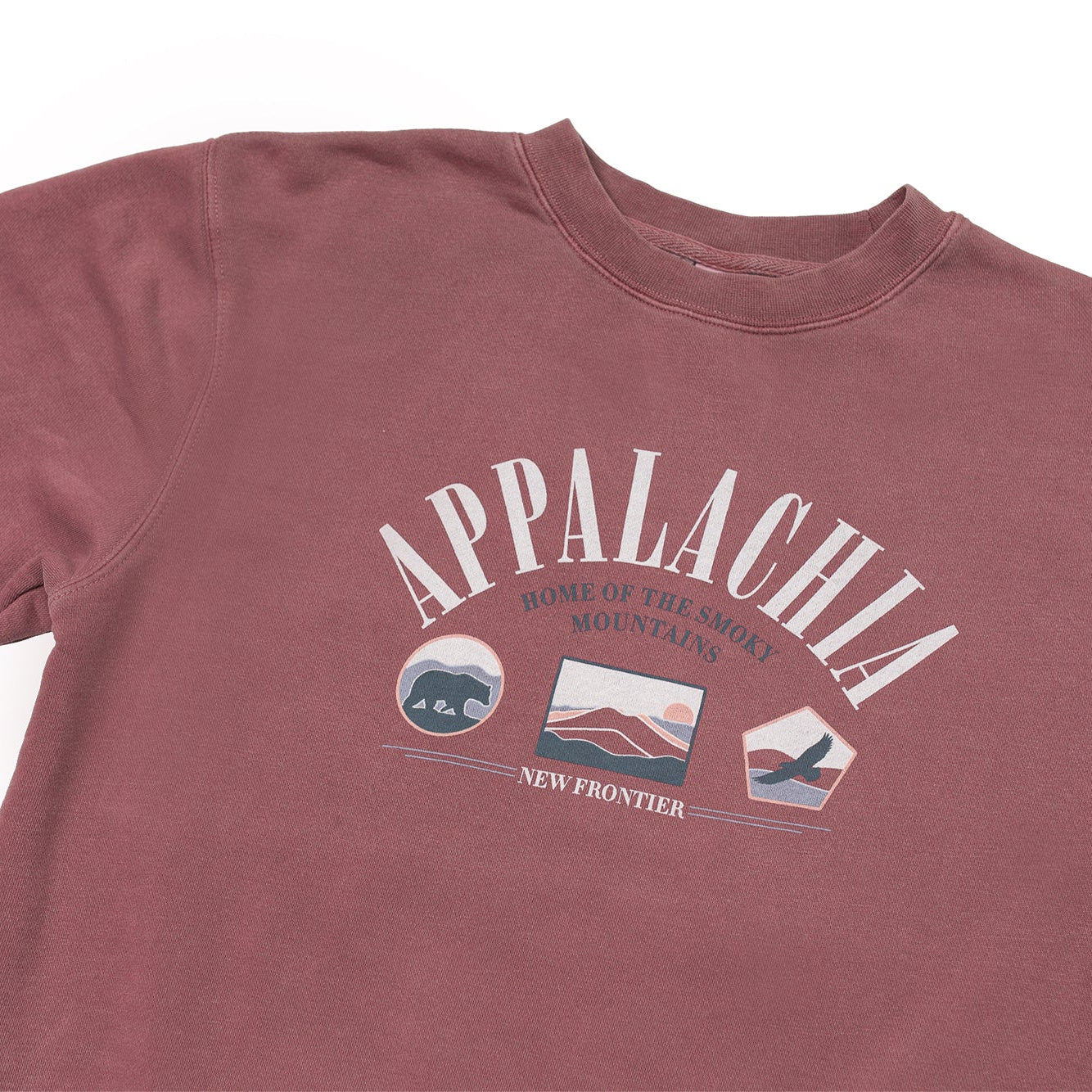 90's Appalachia Crewneck (Cranberry)