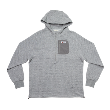 Men's Waffle Tech Hoodie (Ash)