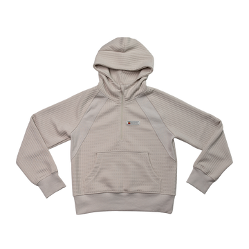 Women's Waffle Tech Hoodie Stone - Cropped Outdoor Hoodie – New Women's Waffle Tech Hoodie Stone - Cropped Outdoor Hoodie – New