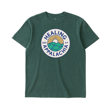 Healing Appalachia Badge Tee (Pine)