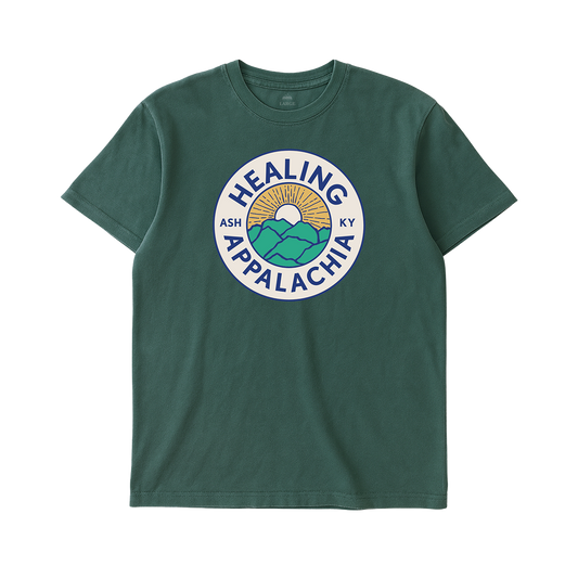 Healing Appalachia Badge Tee (Pine)