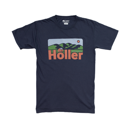 Holler Tee (Navy)