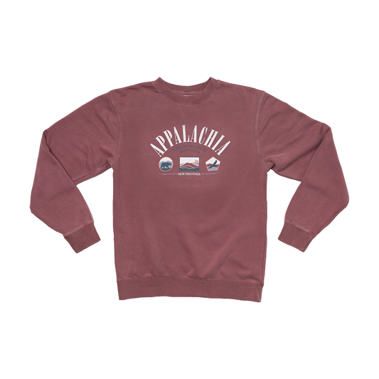 90's Appalachia Crewneck (Cranberry)