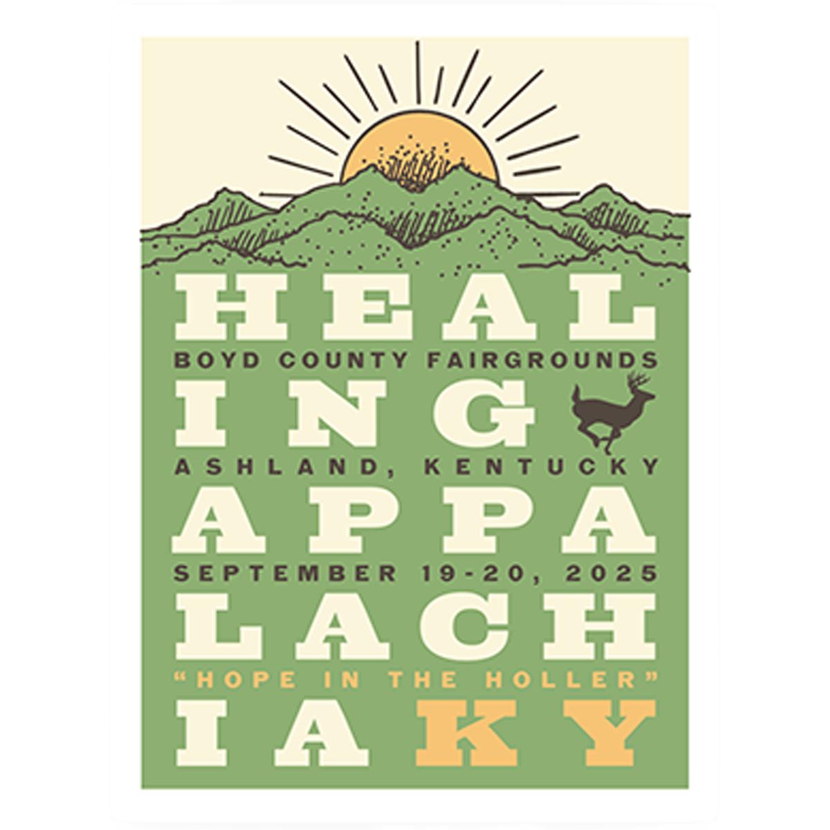 Healing Appalachia 2025 Poster