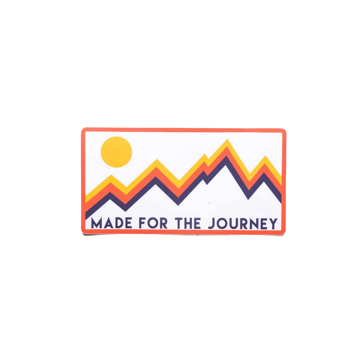 Made for the Journey - Badge Sticker