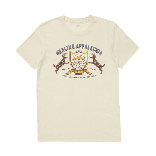 Healing Appalachia Shield Tee (Natural)