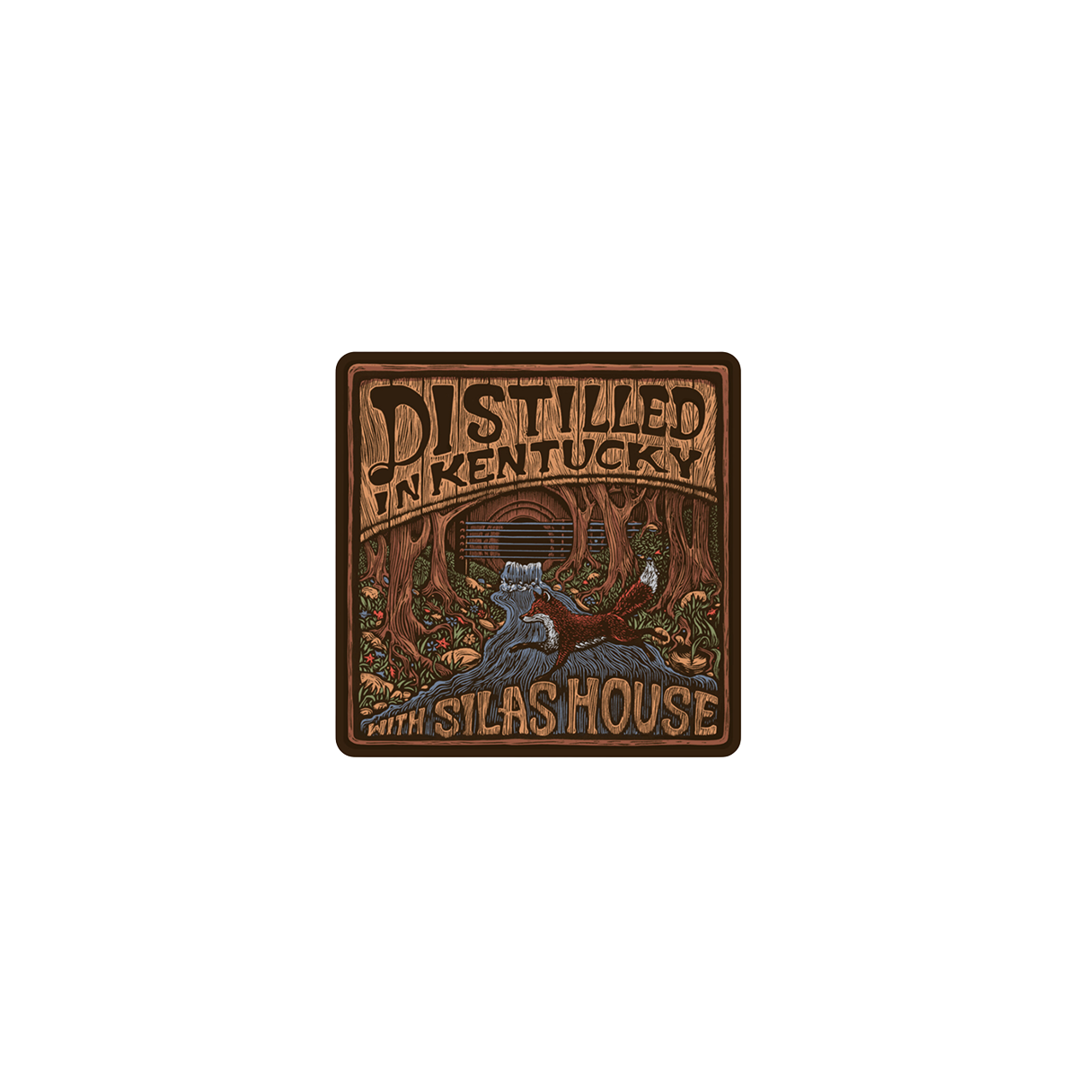 Distilled in Kentucky Sticker