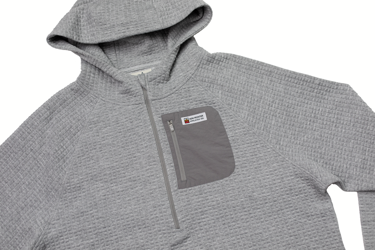 Men's Waffle Tech Hoodie (Ash)