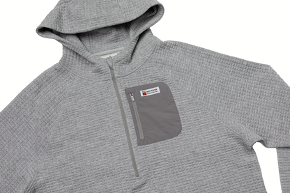 Men's Waffle Tech Hoodie (Ash)