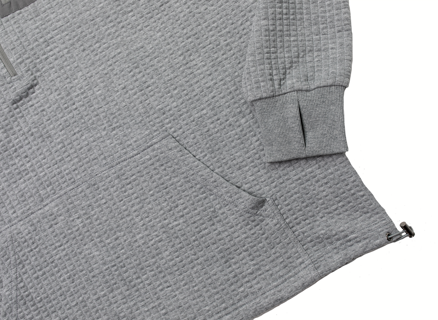 Men's Waffle Tech Hoodie (Ash)