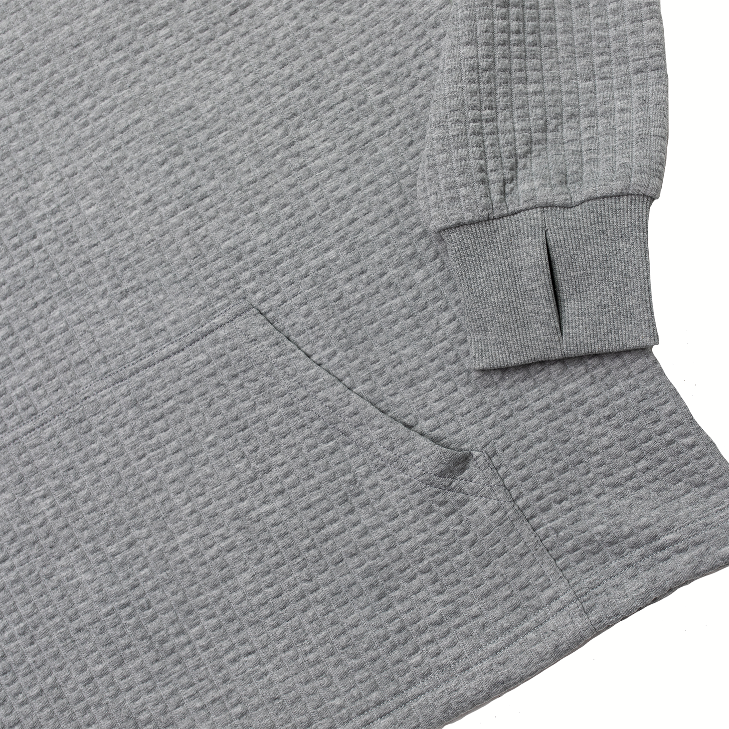 Men's Waffle Tech Hoodie (Ash)