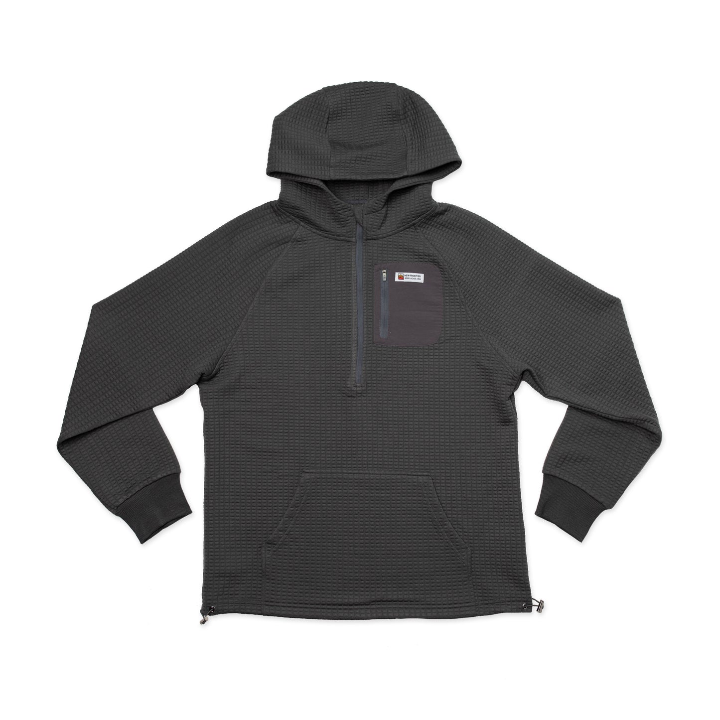 Men's Waffle Tech Hoodie (Carbon)