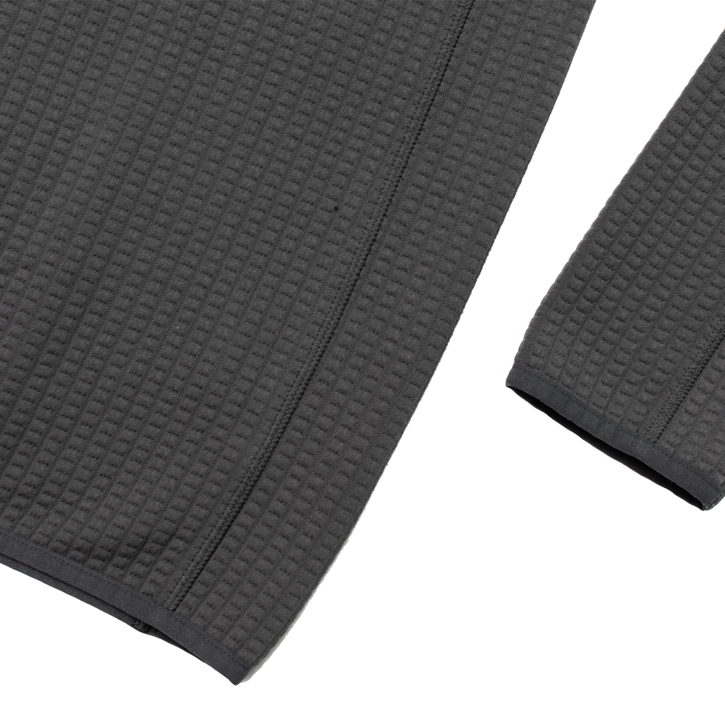 Men's Waffle 1/4 Zip Pullover (Carbon)