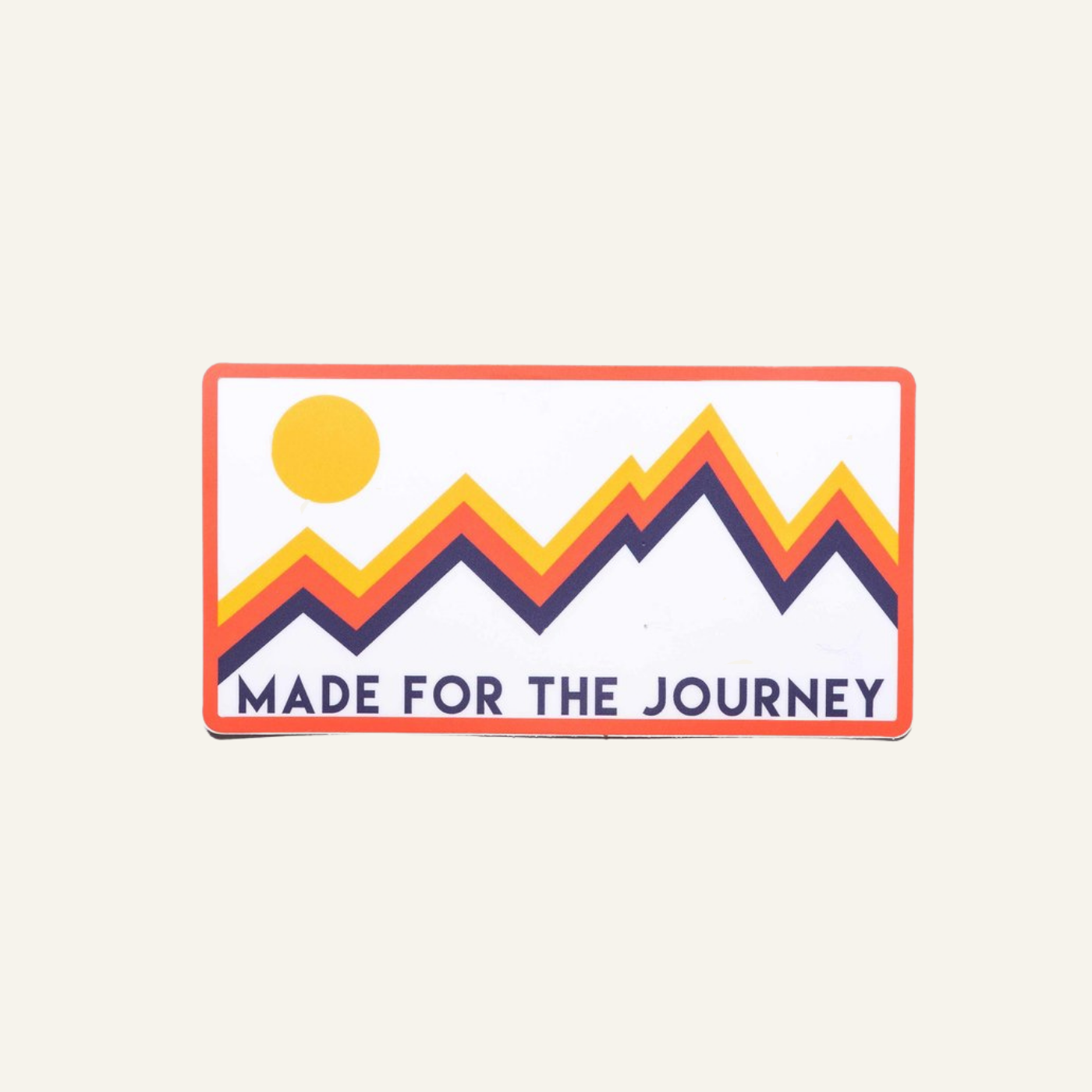 Made for the Journey - Badge Sticker