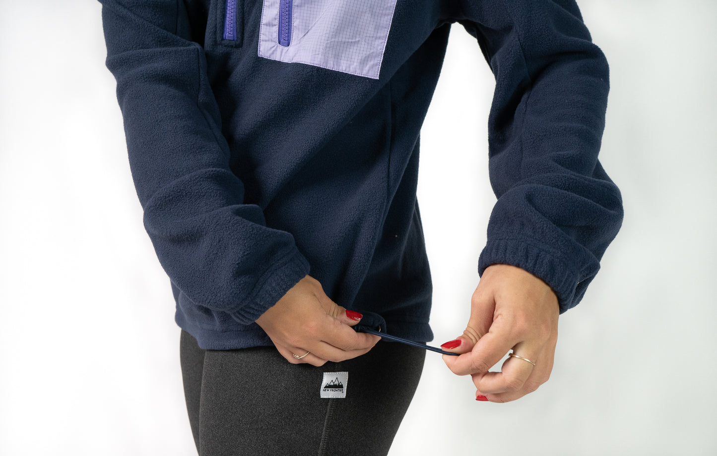 Women's Pullover - Deep Zip (Midnight)