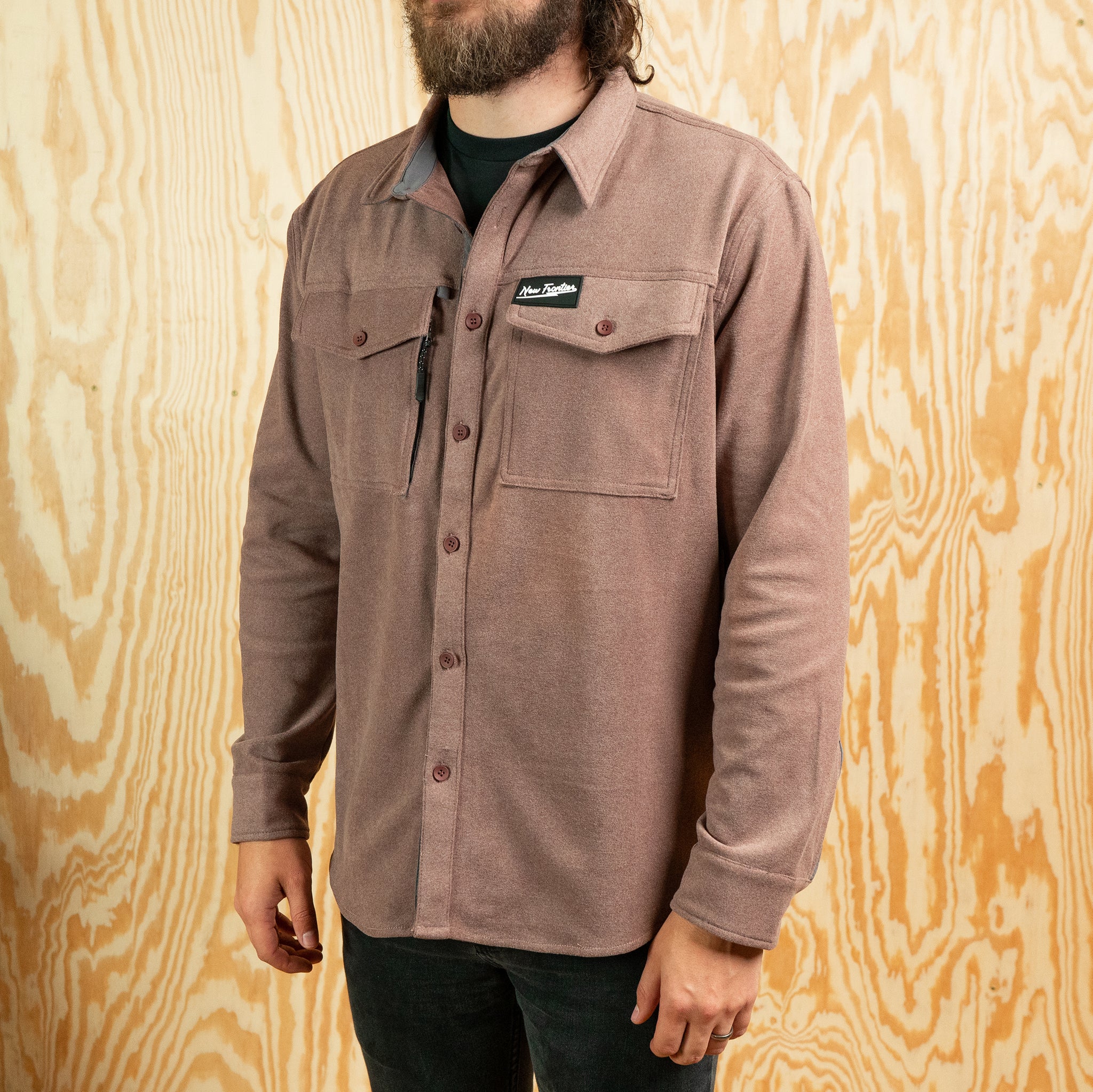 STRETCH FLANNEL REDWOOD WORKWEAR LONG SLEEVE SHIRT