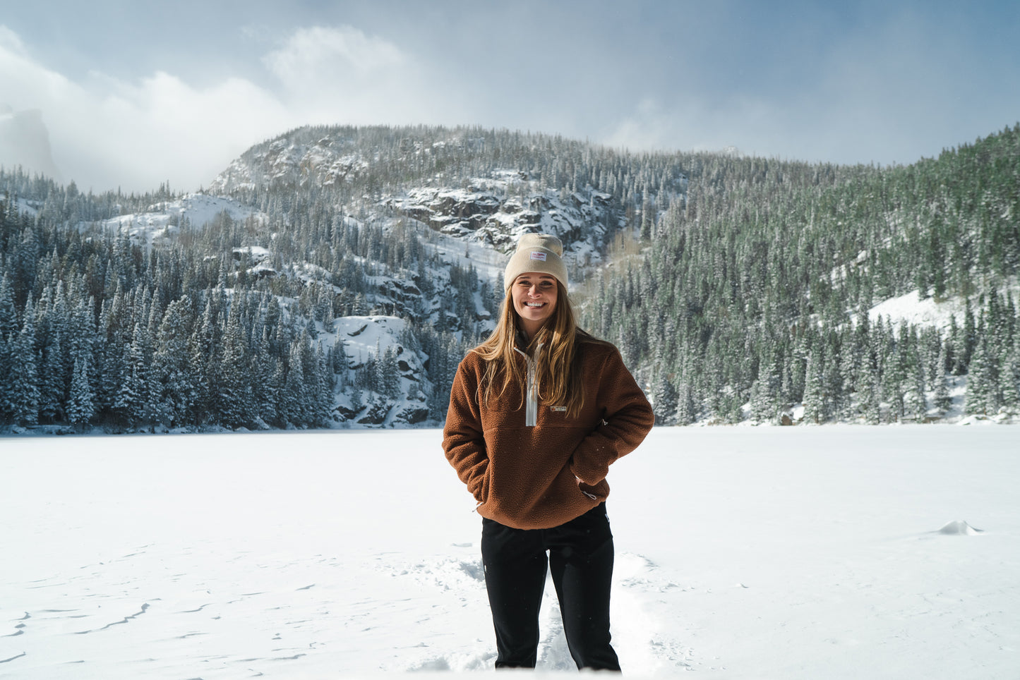 Women's Boulder Pullover (Chocolate)