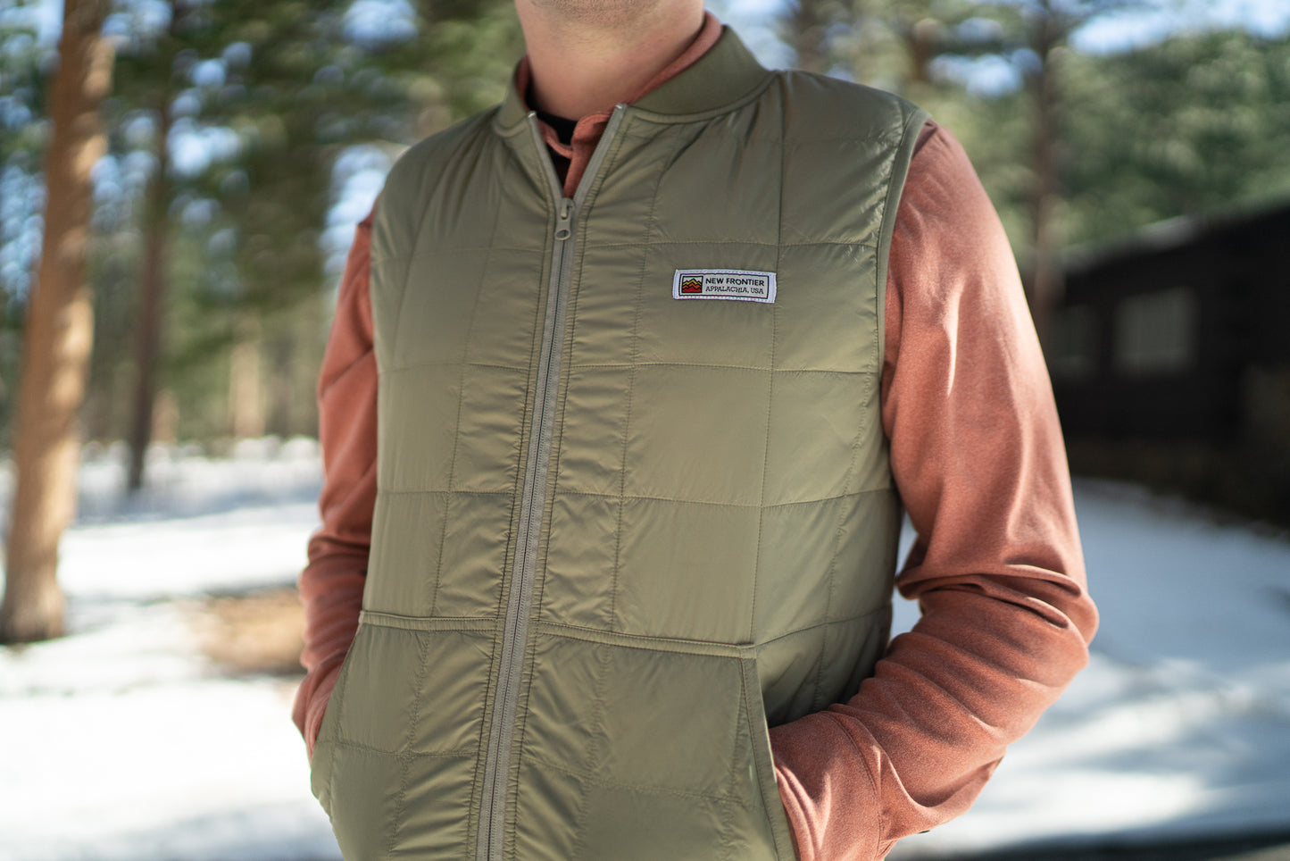 NF-1 Grid Vest (Moss)