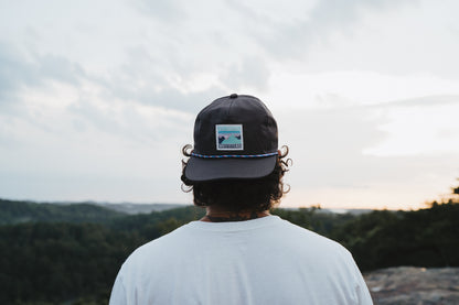 RETRO WAVE TECH TRUCKER (Charcoal)