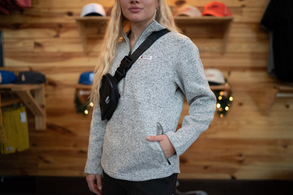 Women's Premium 1/4 Zip Pullover (Ash)
