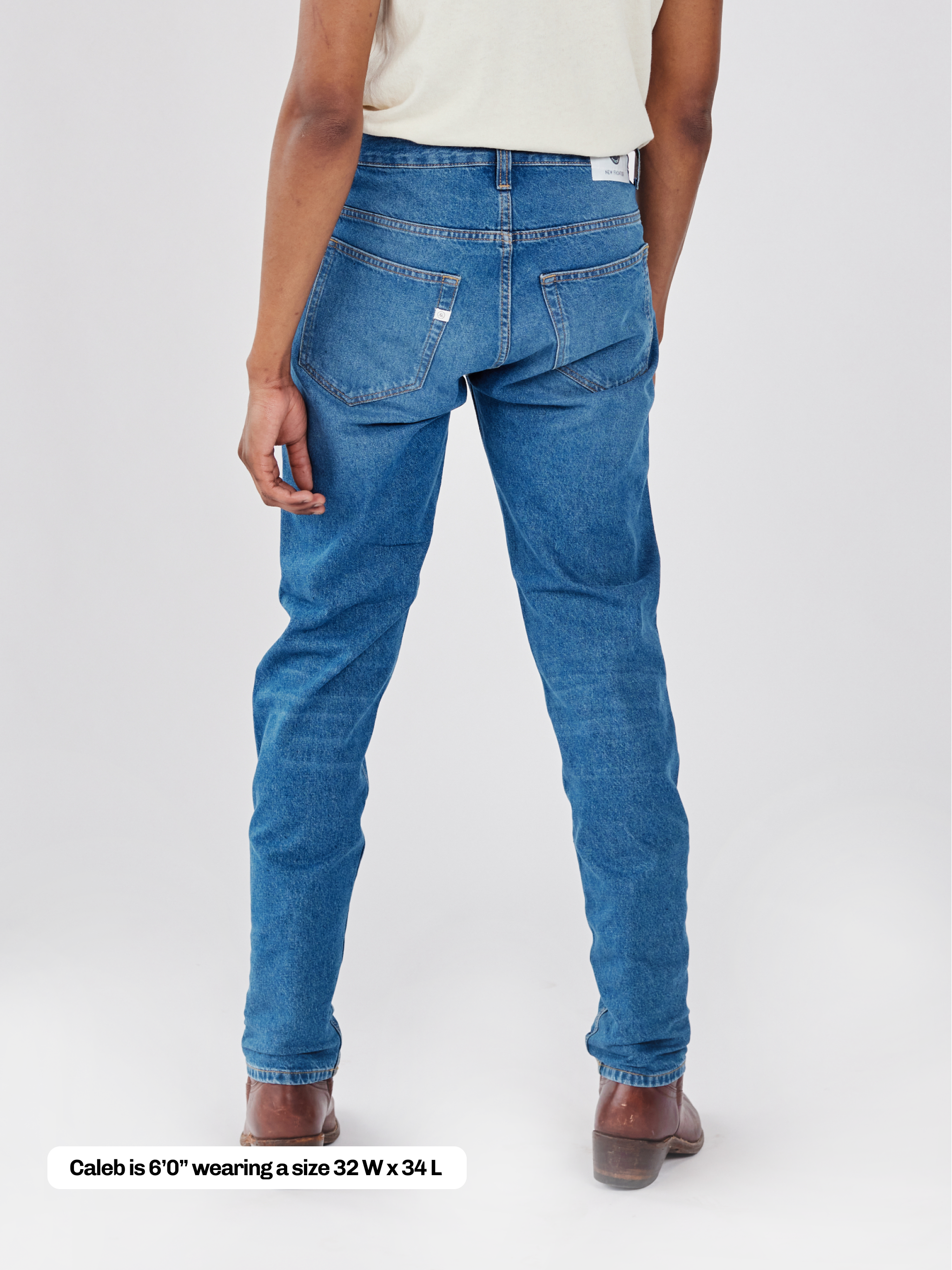 Men's Regular Recycled Jean - Stone Blue