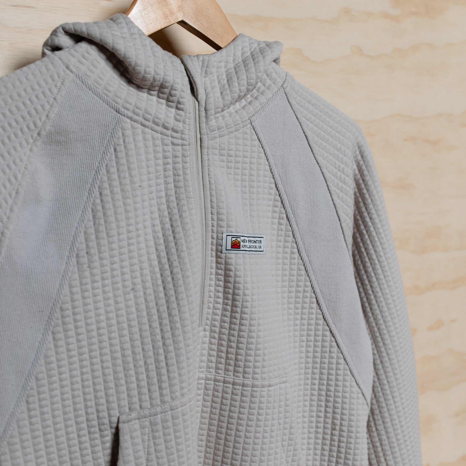 Women's Waffle Tech Hoodie (Stone)