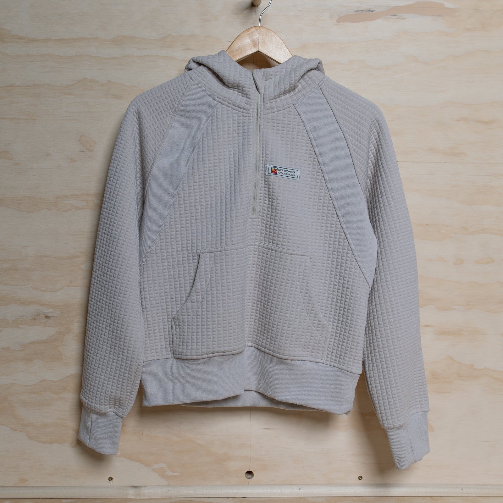Women's Waffle Tech Hoodie (Stone)
