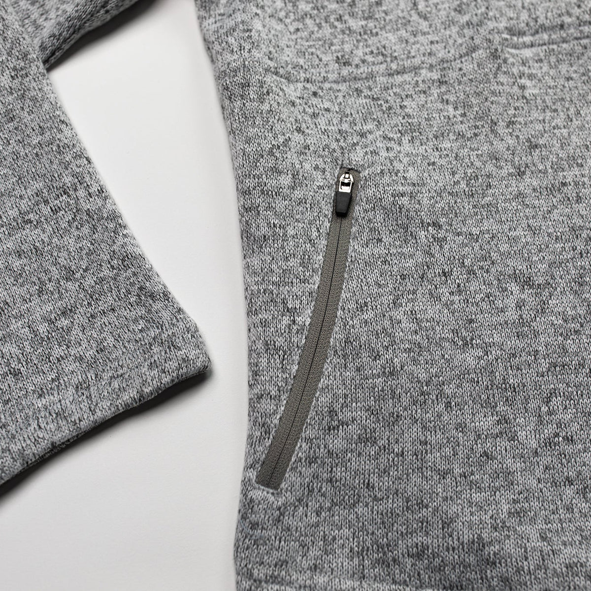Women's Premium 1/4 Zip Pullover (Ash)
